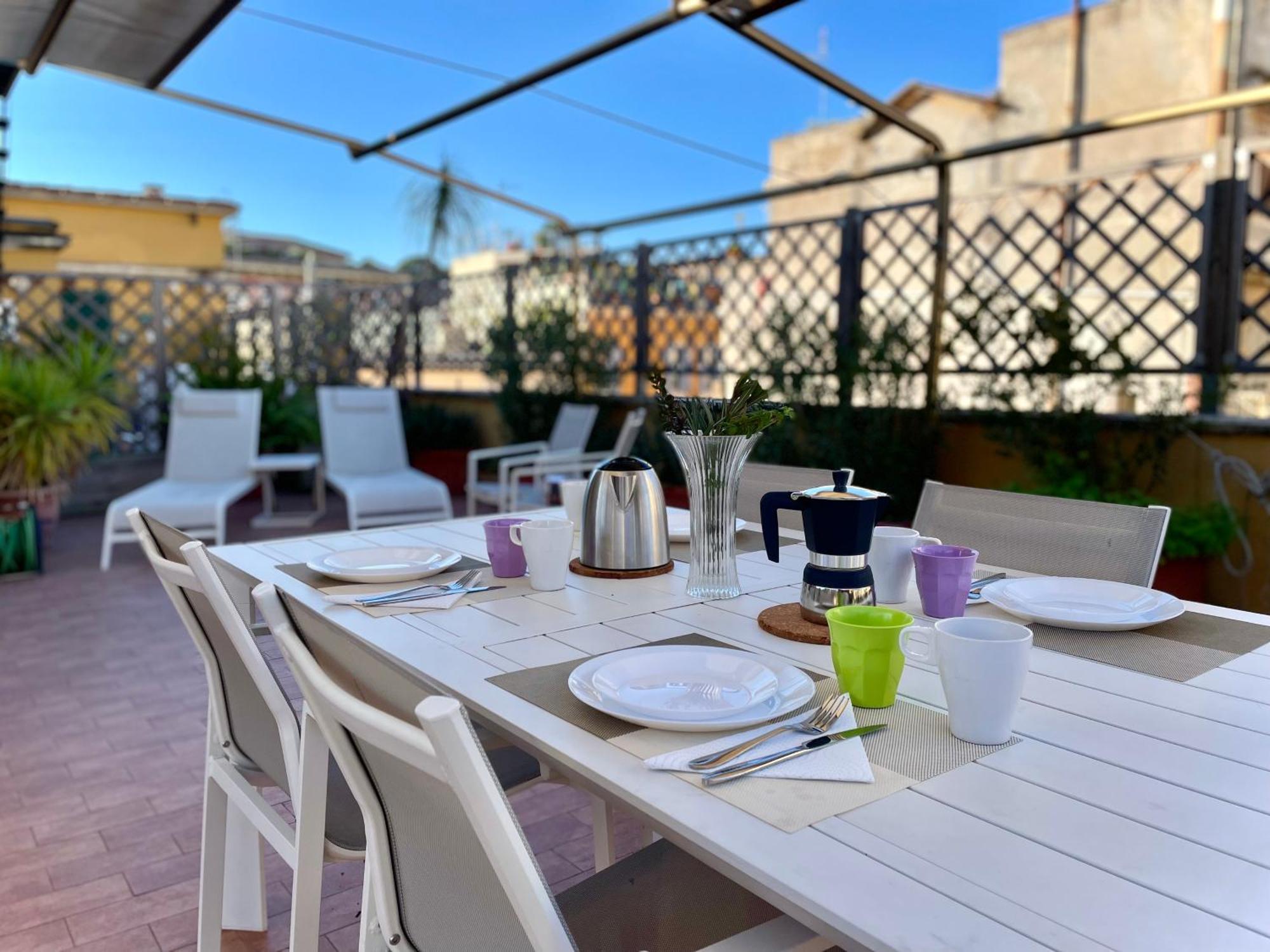 Lägenhet Elegant, With Private Terrace Next To The Vatican